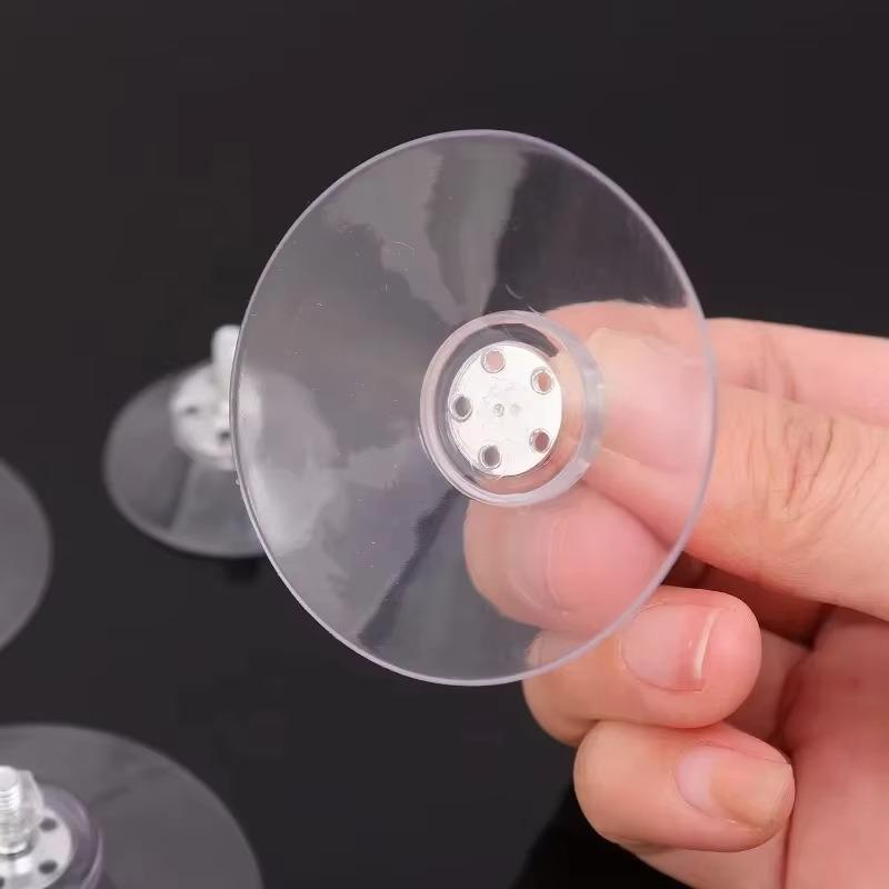 50/5PCS Suction Cup Hooks Strong PVC Suction Cup Holder with Screw Plastic Sucker Pad Holder Glass Window Wall Hanger Car Hook