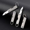 Titanium Mini Folding Knife Thin Pocket Knives Outdoor Camping Knife For Women Fruit Knives Unpacking Express Opener