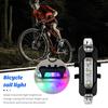 Universal LED Bike Tail Light Super Bright Waterproof USB Rechargeable Simple Installation Bicycle Rear Cycling Safety Flashlight