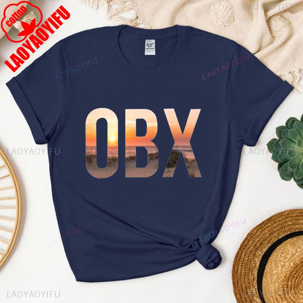 Рай на Земле Outer Banks Унисекс Футболка Для фанатов сериала Outer Banks Летний Отпуск Хлопковая Рубашка Пляжные Топы