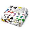Super Soft Blanket Camping BFDI All Characters  Throw Blanket BFDI Flannel Bedspread For Bedroom Pattern Sofa Bed Cover