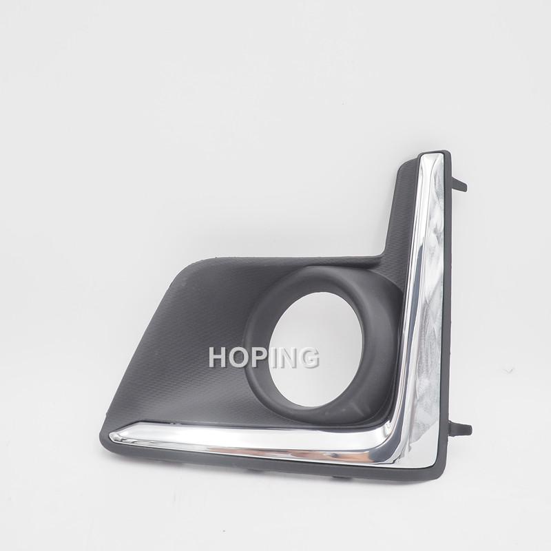 Hoping Front Fog Lamp Cover For Subaru XV Crosstrek 2016-2017 Front Driving Fog Light Decorativ Trim Foglamp Bezel Hood