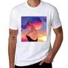 Space Rainbow Afro Tshirt Casual Streetwear Short Sleeve Tee