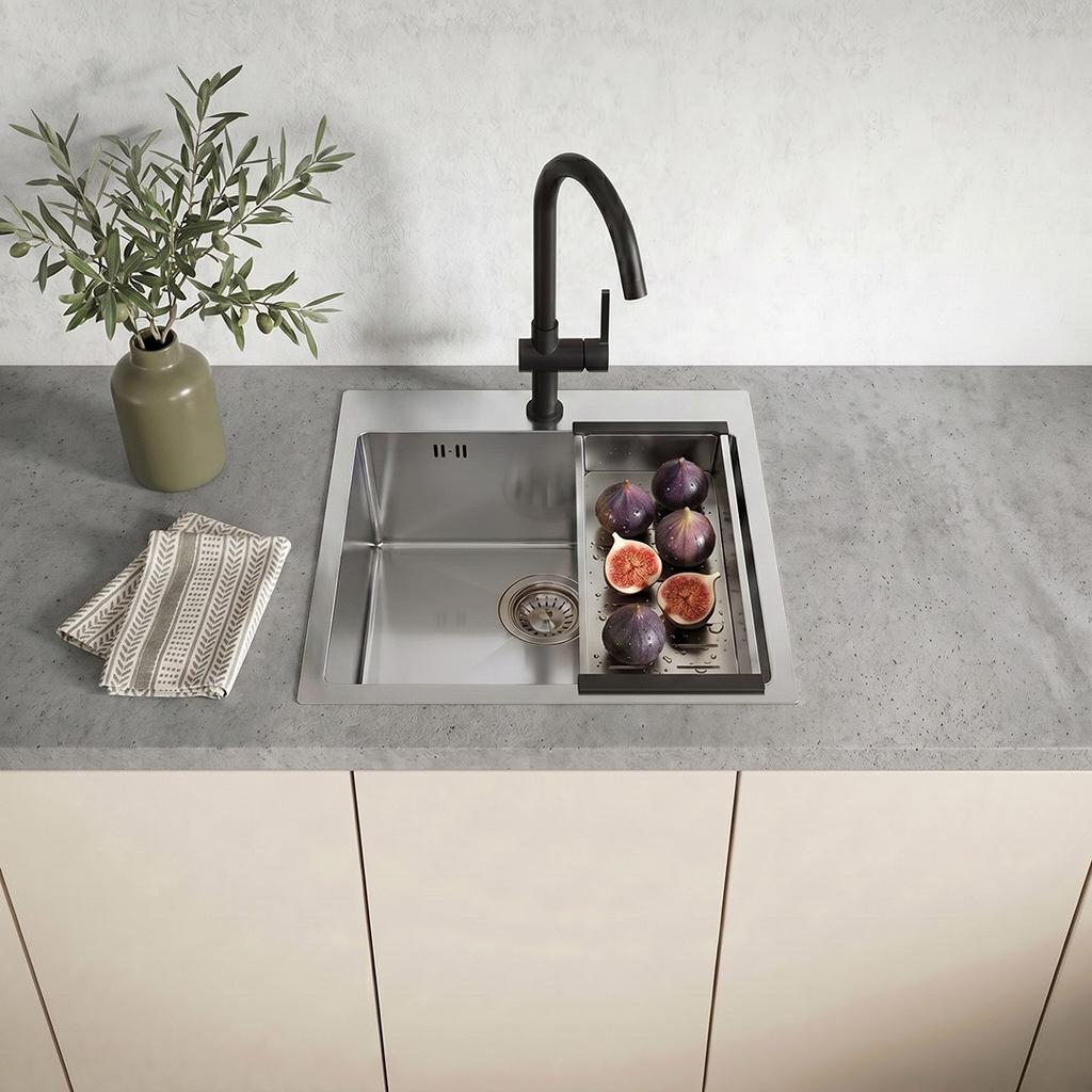 Malawi Inox Kitchen Sink Drainer, Comfortable, Solid, Universal