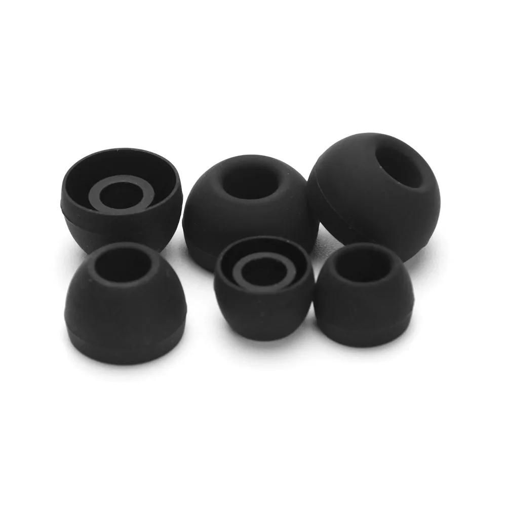 Wireless In Ear Earphone Eartips 3/6 Pair 6pcs L M S Comfortable Silicone Elastic Earbuds Replacement Universal for KZ LZ A4 DZ9
