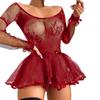 Women' Fashion Suspenders Strap Sexy Gauze Perspective Nightdress Underwear