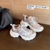 [Shei Su Yinyin] Paris Old Magazine~ Silver and White Mesh Heightening Platform Sports and Leisure Shoes Female Dad Shoes