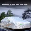 Car Cover Outdoor Protection Full Exterior Snow Cover Sunshade Dustproof Oxford Protection Cover Universal for Hatchback Sedan