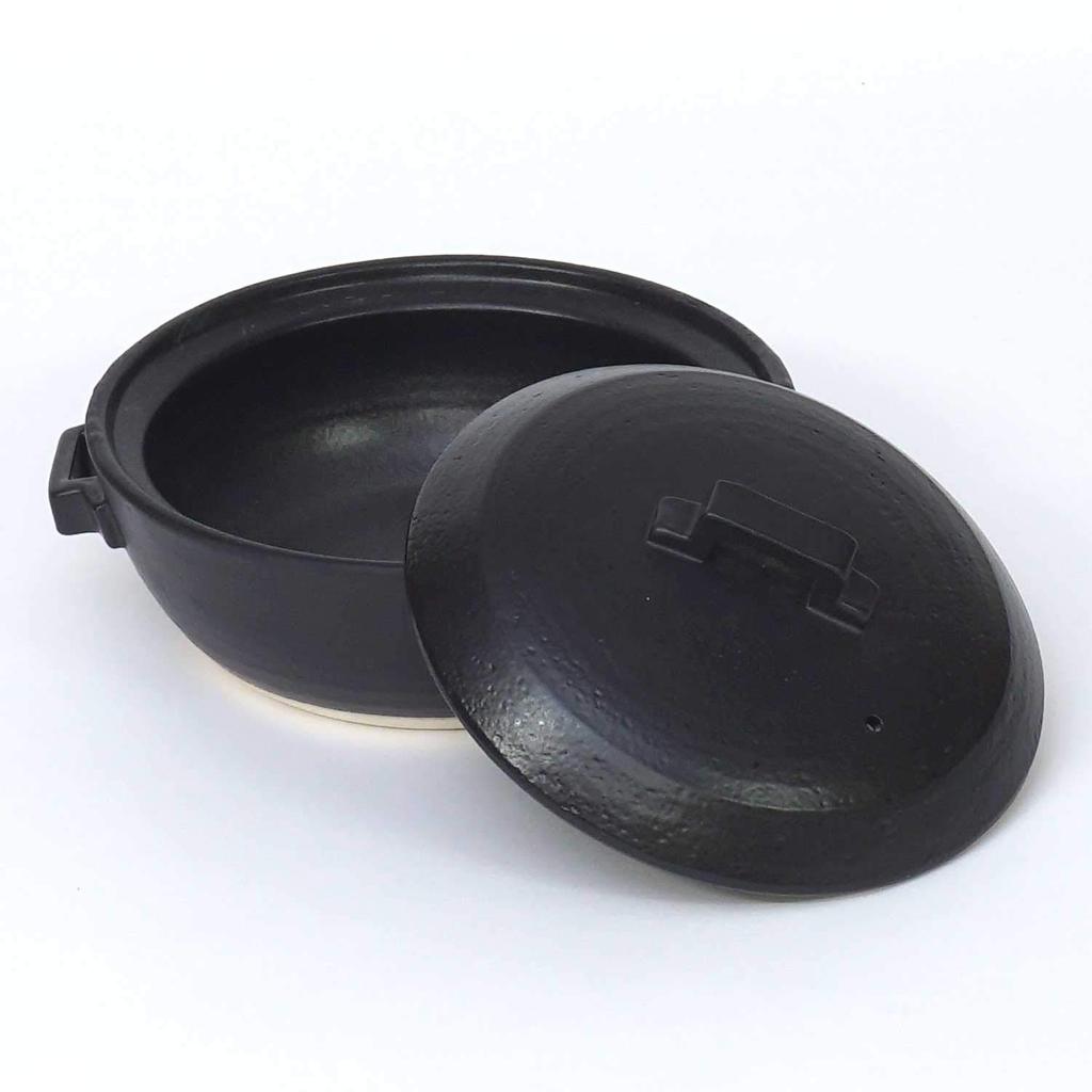 Глиняный горшок Maruyoshitouki STYLE BLACK 8 Керамическая обработка IH M0183 No.