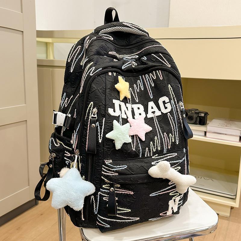 Детский школьный рюкзак, ученики начальной школы, девочки, ученики средней школы, старшеклассники, двухсекционный рюкзак высокой ценности, сумка