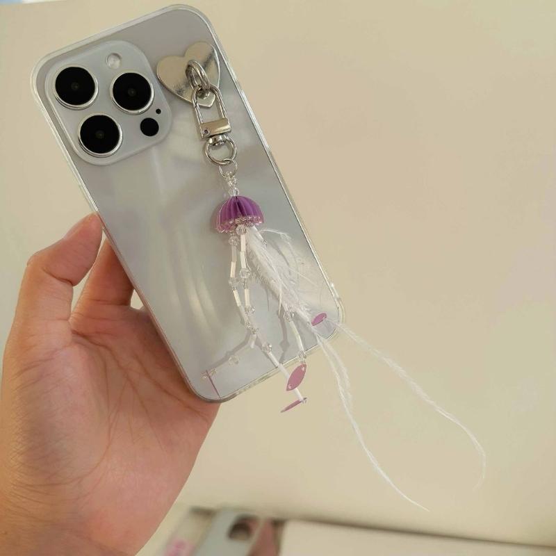 Уникальный брелок со звездой, украшение для сумки, кулон, нежное украшение в виде медузы, эстетичная сумка, подвеска для ежедневного использования в вечеринке