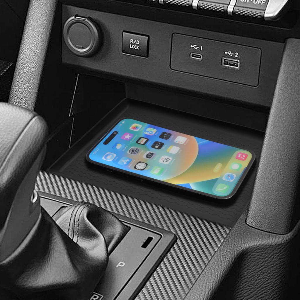 for Mitsubishi Triton 2025 2025 Center Console Anti Slip Pad Protective Mat Accessories Only Fit Without Wireless Charging Model