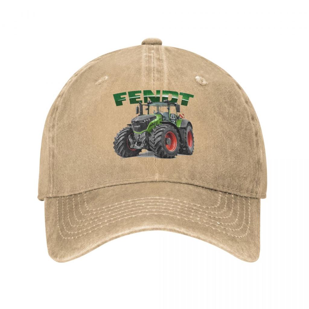 Fendt German Tractors Men Women Baseball Caps Farmer Farming Distressed Cotton Hats Cap Retro Outdoor Summer Snapback Cap