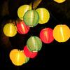Солнечные гирлянды-фонарики 10 светодиодов Водонепроницаемая садовая гирлянда для улицы, двора, балкона