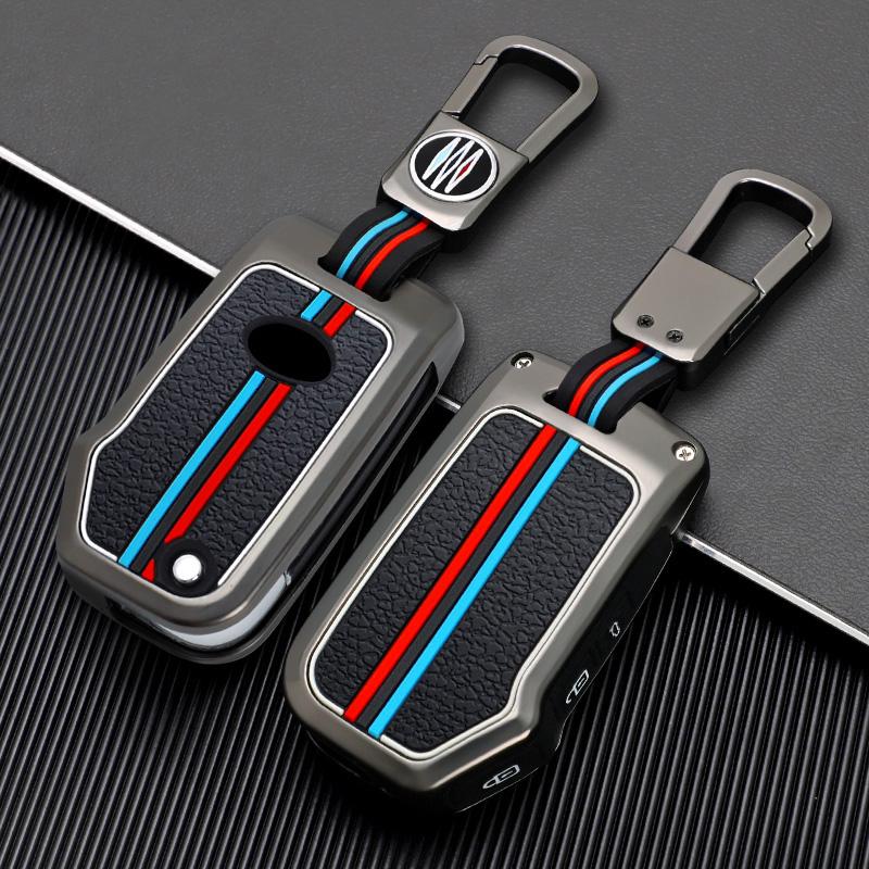 Interior Mouldings Zinc Alloy Car Key Case Cover for KIA Ceed 2023 CD Forte 2018 2019 2021 Cerato 2019 K3 Gt Seltos Sportage 20