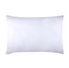 Protège-oreiller - Elisa - 65 X 100 Cm - 100% Coton - Blanc - Housse Rectangulaire