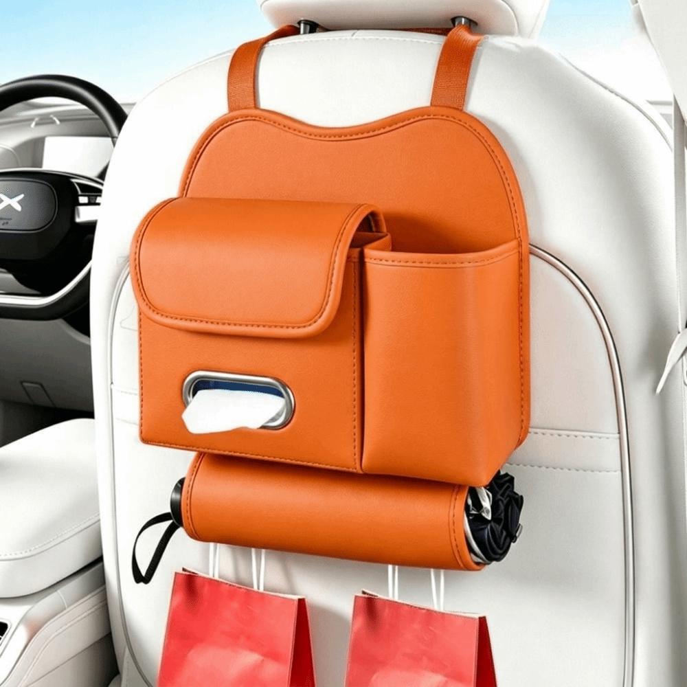 Space Saving Car Backseat Organizer Waterproof Car Seat Back Tissue Box Car Cup Holder Back Seat