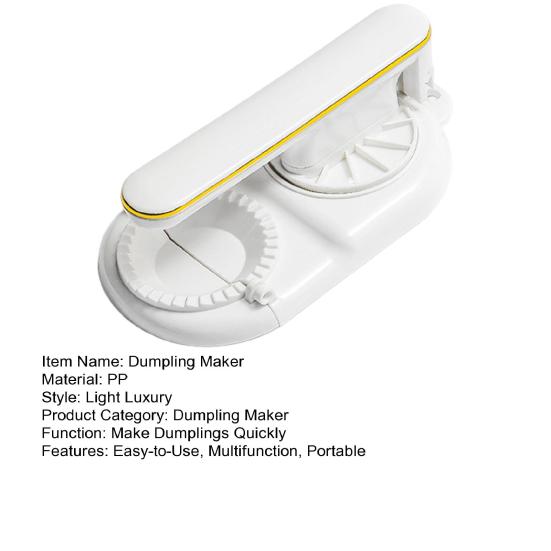 Dumpling Maker 2-in-1 Portable Multifunction Manual for Quick Empanada Dumpling Making Dumpling Maker Press Kitchen Use