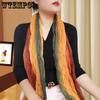 Spring and Summer Cotton and Linen Scarves Women's Autumn and Winter Stylish Beach Scarves