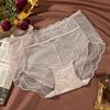 Легкие роскошные трусы, женское бесшовное мягкое нижнее белье, прозрачные кружевные трусики