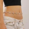 1Pc Stylish Versatile Style Women'S Metal Waist Chain Accessories Decorative Bikini Belly Belt Chain Belt Body Jewelry