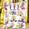 Lizzie McGuire Theme Printed Blanket - Perfect for Couch, Bed, Travel & Outdoor Use | Machine Washable, Cozy & Durable.