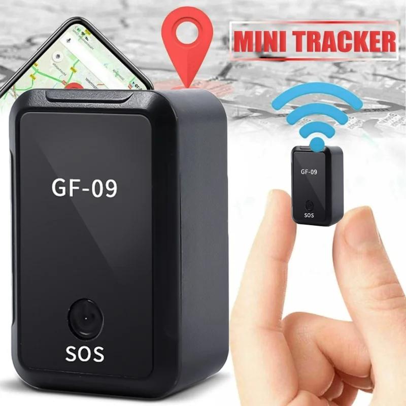 Магнитный мини GPS-трекер GF09 GSM 2G Отслеживание в реальном времени Локатор-устройство Мини GPS Реальное время Автолокатор Трекер Устройство слежения