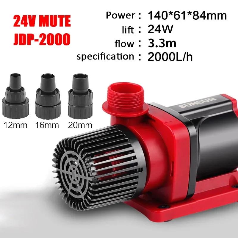 Высокоэффективный погружной насос SUNSUN, водяной насос постоянного тока с переменной частотой для оптимальной циркуляции воды в аквариумах и рыбных резервуарах