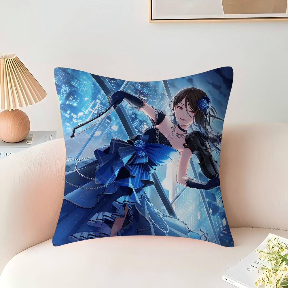 Rui Yashio Офисная наволочка-подушка Чехол для автомобильной подушки 45X45 см Наволочка для поясничной подушки Наволочка для диванной подушки