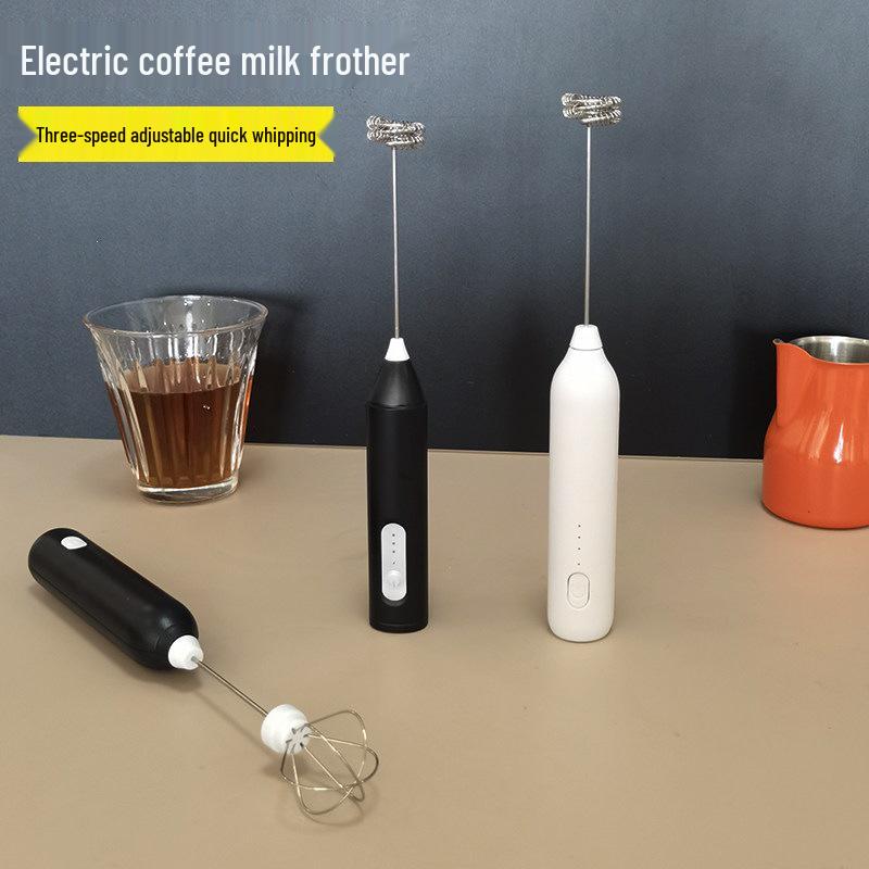 Wireless Handheld Mini Electric Milk Frother - Portable Coffee Whisk for Home Use