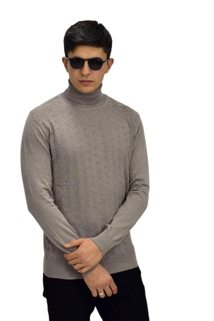 Men's Plus Size Plus Size Sweater Men's Sports Turtleneck Sweater R22507 Bgl-St03177