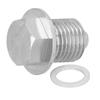 M14x1.5mm Пробка для слива масла из нержавеющей стали с неодимовым магнитом, универсальный винт для масляного поддона