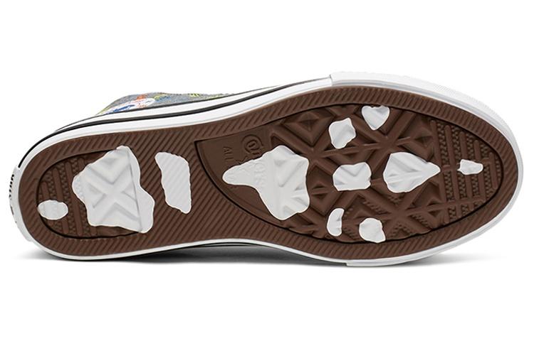 Converse Chuck Taylor All Star Comfortable High top Kids Canvas Shoes Cartoon Dinosaur Teenagers 666200C
