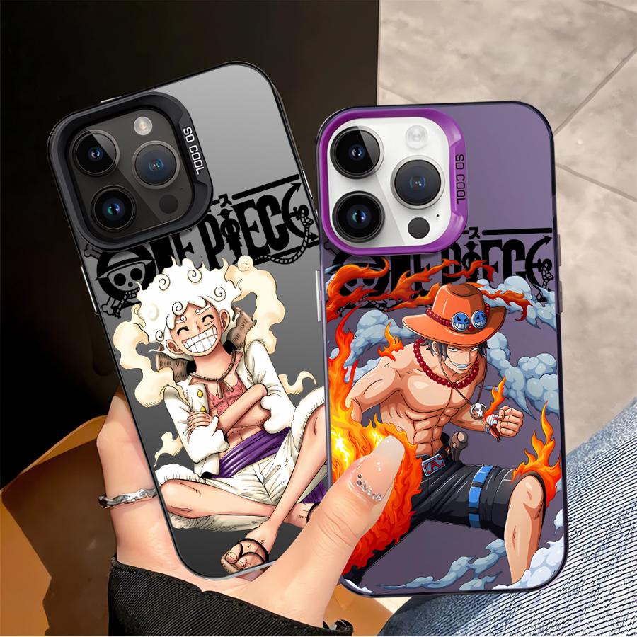One Piece Cool Luffy Phone Case for iPhone 14 15 16 Plus 17 Air 16e 11 12 13 Pro Max Soft Cover