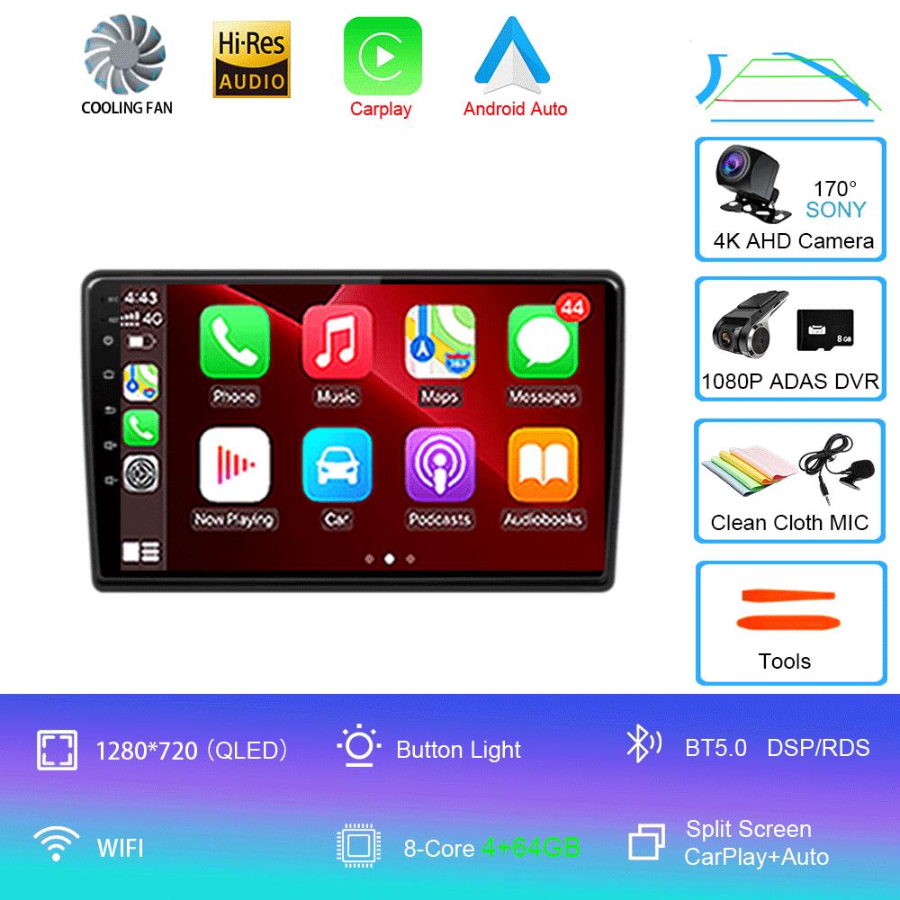 Для Citroen C3 XR 2019 2020 2021 2022 Android 14 Carplay Автомагнитола Навигация Мультимедиа Плеер Стерео WiFi+4G видео BT DVD 2DIN