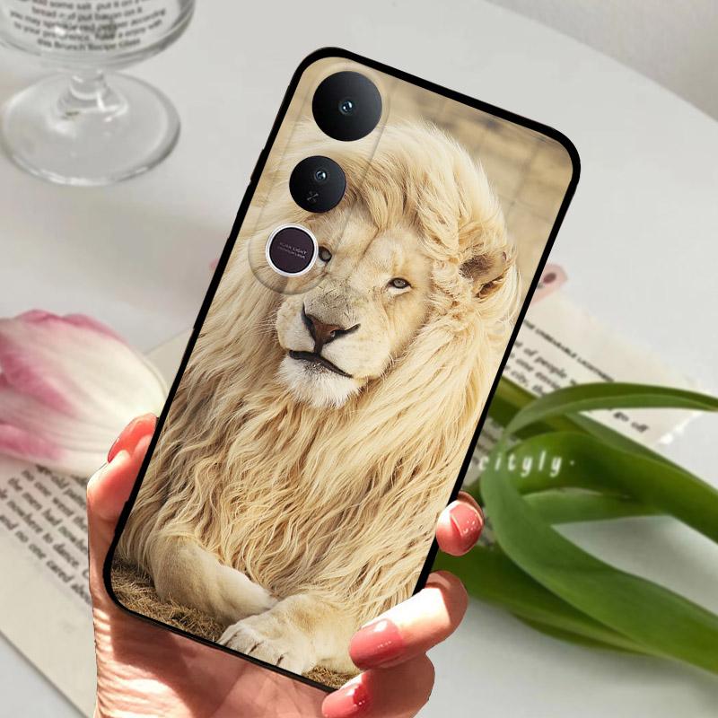 For Vivo V50 Lite Case V2441 Soft TPU Shockproof Silicone Bumper For Vivo V50 Lite 5G Protective Cover Shell Coque Fundas