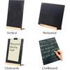 NEWNEWSHOW 8.7x12 Inch Tabletop Chalkboard with Wood Holder 1 Pack