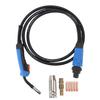 Welding Torch Parts Replacement for MIG200 MIG250 MIG205PRO MIG200FIT Welders Euro Connection Nozzle and Tips 10ft Cable