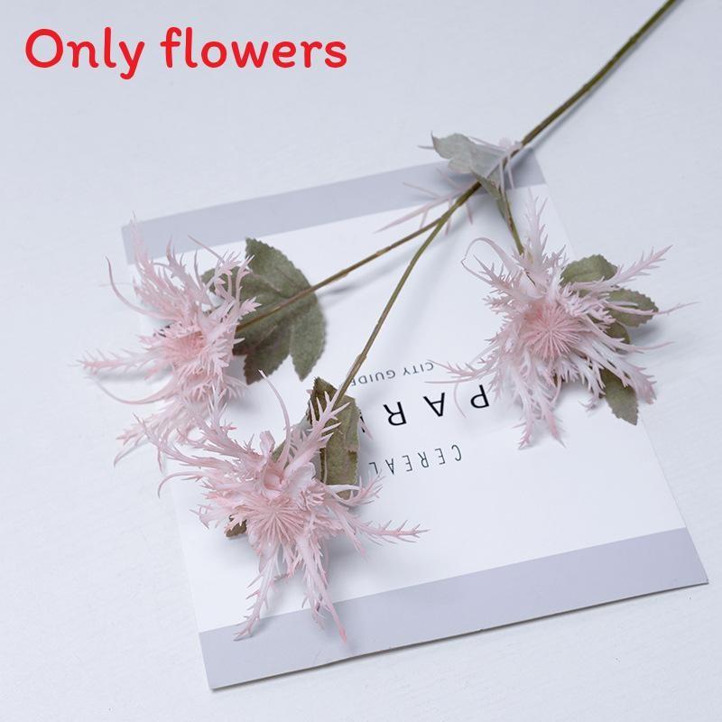 Eryngium Artificial Foetidum Plastic Flowers With Creative Craft For Use Event