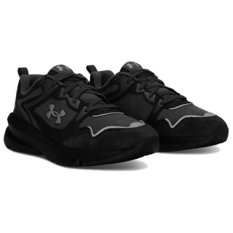 New Under Armour Forge Runner Low Top Casual Shoes Unisex Black 6003967-001