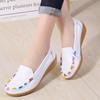 12 Color Large Size Shoes Bean Shoes Leather Non-slip Low Top Women's Shoes Comfortable Soft Soled Flat Shoes 35-41