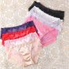 Women Briefs Trendy Sexy Perspective Thin Comfortable Inside Wearing Nylon Lace Stitching Ladies Briefs Sleeping Accessories