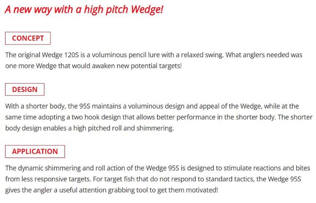 DUO Beach Walker Wedge 95 мм 30 грамм Тонущая приманка SMA0487 (9063)