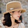 Шляпа от солнца Детская французская элегантная соломенная шляпа Lafite для улицы, модная универсальная шляпа с маленьким загнутым краем
