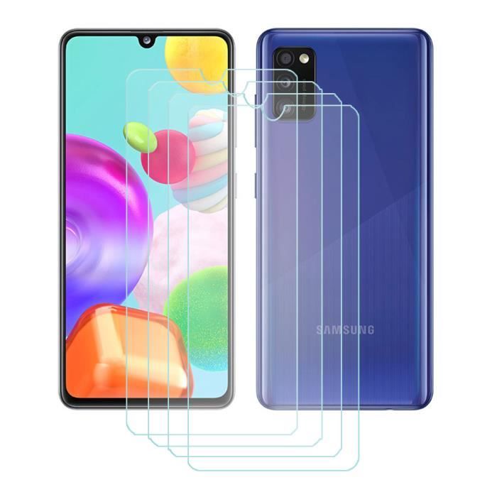 MY 4 Pack Verre Trempé pour Samsung Galaxy A31 (6,4"), HD Vitre Protection Film Anti-Chocs Film Protecteur