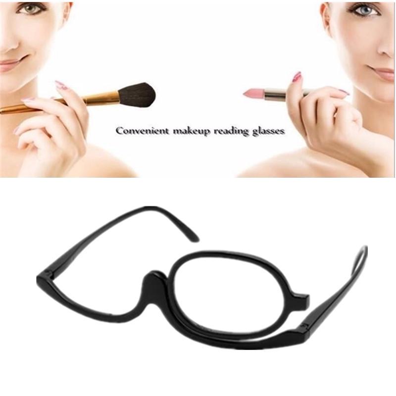 Женские косметические очки новые вращающиеся портативные монолитные складные увеличительные многоцветные