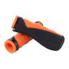 Orange Black Cycling Handle Grips Soft Rubber Electric Scooter Handlebar  Cycling Accessories