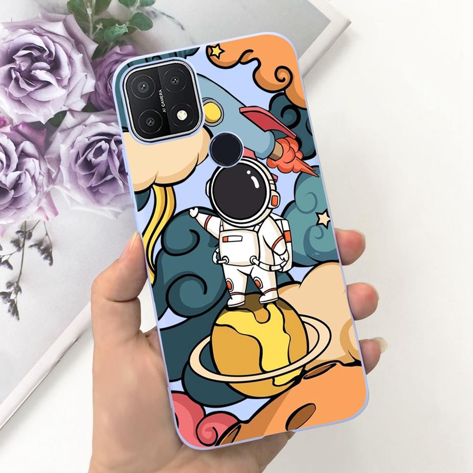 For Oppo A15 Case Oppo A15s CPH2179 Cute Fashion Candy Painted Cover Soft TPU Phone Case For Oppo A15 A 15 s OppoA15 Full Bumper