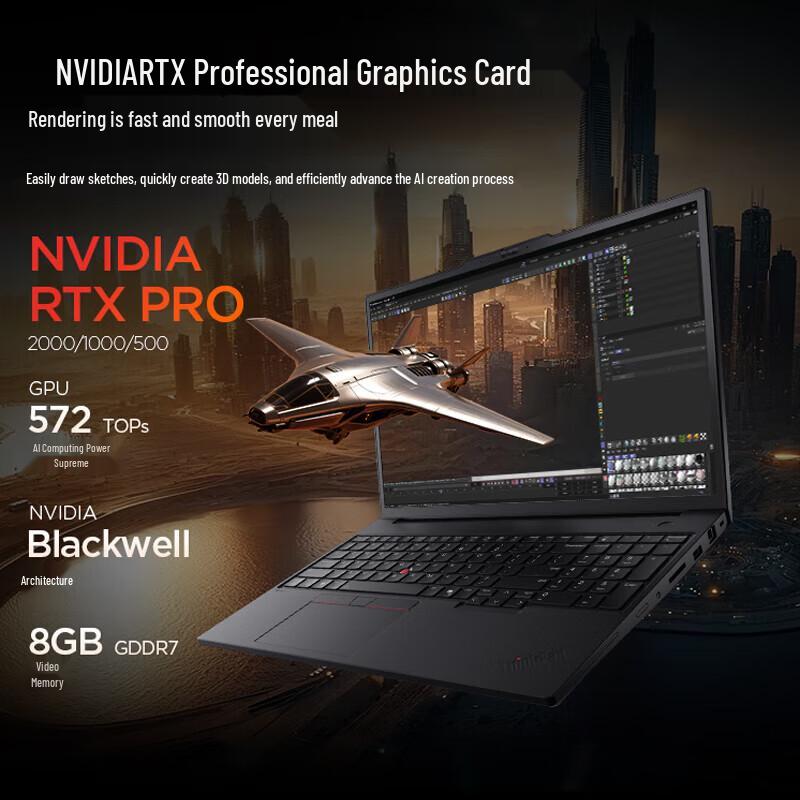 Lenovo ThinkPad P16v AIPC Профессиональная рабочая станция, ноутбук (Китайская версия)