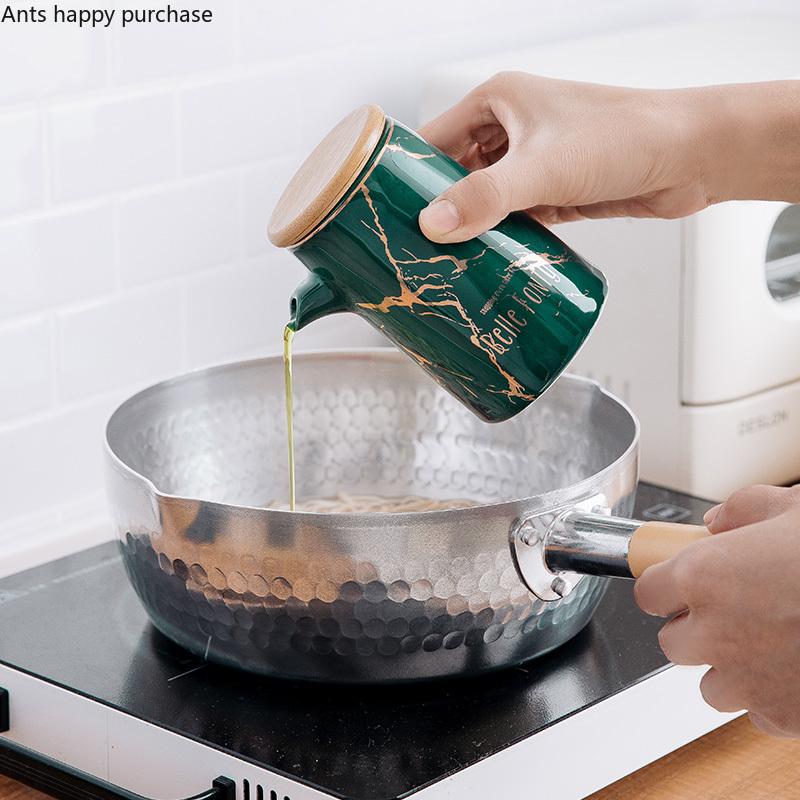 Керамическая банка для масла, банка для специй, коробка для приправ, бутылочки для приправ, кухонный контейнер для специй, горшочек для уксуса, бутылочки для приправ, органайзер для специй